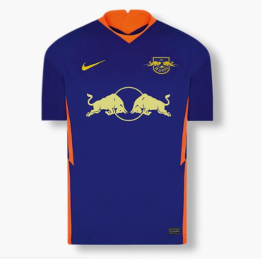 RB Leipzig Away Blue Soccer Jersey Shirt 2020/21